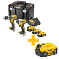 DeWALT DCK266P3T Accu combiset 2-delig (DCD796 + DCF887) 18V XR (3x) 5.0Ah in TSTAK