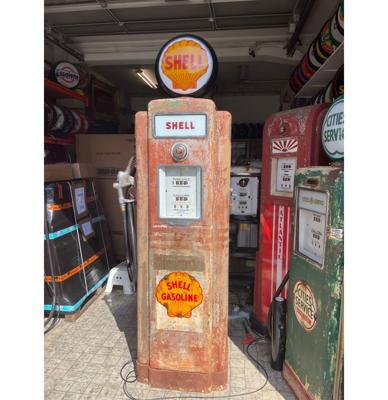 Wayne 70 Shell Gasoline Benzinepomp - Origineel