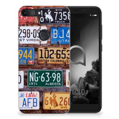 Alcatel 1S (2019) | Siliconen hoesje | met foto Kentekenplaten