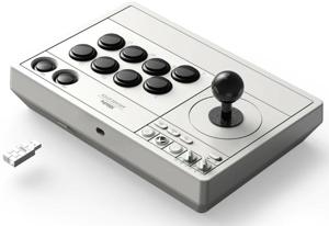 8Bitdo Arcade Stick Zwart, Wit RF/USB Joystick Analoog/digitaal PC, Xbox One, Xbox One S, Xbox One X, Xbox Series S, Xbox Series X