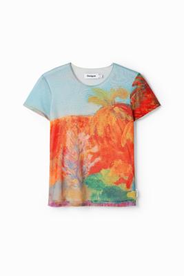 Arty T-shirt knoop - MATERIAL FINISHES - S