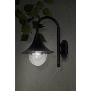 Brilliant Berna 41081/06 Buitenlamp (wand) Spaarlamp, LED E27 60 W Zwart