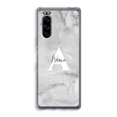 Ivory Marble: Sony Xperia 5 Transparant Hoesje