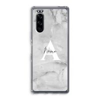 Ivory Marble: Sony Xperia 5 Transparant Hoesje