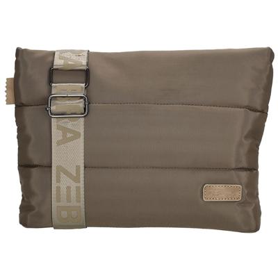 Zebra Trends Puffer Schoudertas Elske Donker Taupe