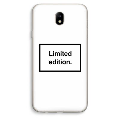 Limited edition: Samsung Galaxy J7 (2017) Transparant Hoesje