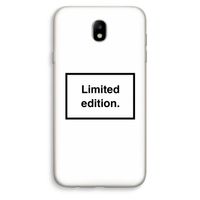 Limited edition: Samsung Galaxy J7 (2017) Transparant Hoesje