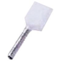 Intercable 180737 Dubbele adereindhulzen Deels geïsoleerd Wit 1 stuk(s)