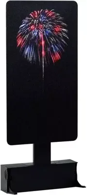 Lemax red, white & blue fireworks verlichte kerstdorp accessoire 2018