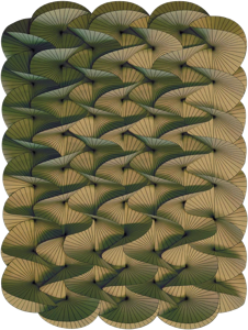 Moooi Carpets - Vloerkleed Serpentine Green Yellow Low Pile -