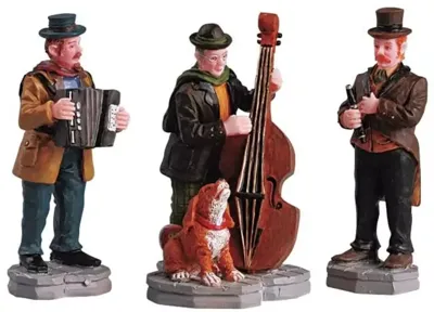 Lemax streetside trio s/3 kerstdorp figuur type 3 2005