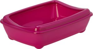 Moderna plastic kittenbak met rand 42 cm hot pink - Gebr. de Boon