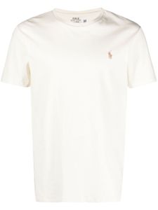 Polo Ralph Lauren t-shirt en coton à logo brodé - Tons neutres