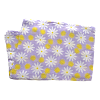 Swaddle hydrofiele doek - Bloemen paars