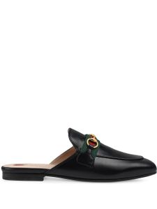 Gucci Princetown leather mules - Noir