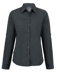 Craghoppers CES002 Expert Womens Kiwi Long Sleeved Shirt - Carbon Grey - 44 (18)