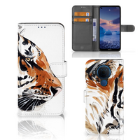 Hoesje Nokia 5.4 Watercolor Tiger