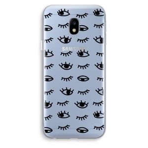 Eye pattern #2: Samsung Galaxy J3 (2017) Transparant Hoesje