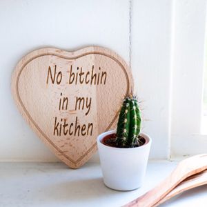 Snijplank - No Bitchin' in my Kitchen