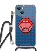 Yolo Denise: iPhone 13 Transparant Hoesje met koord