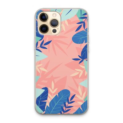 Tropisch: iPhone 13 Pro Max Transparant Hoesje