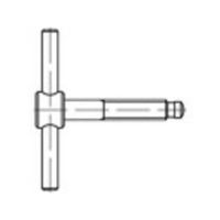 TOOLCRAFT 137849 Knevelschroeven M10 70 mm DIN 6304 Staal Gebruineerd 1 stuk(s) - thumbnail