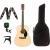 Fender CD-60S Natural akoestische westerngitaar + gigbag + accessoires