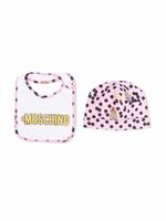 Moschino Kids ensemble chapeau-bavoir Minion-Teddy Bear - Rose