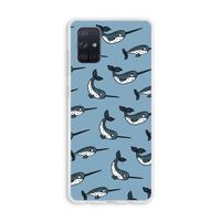 Narwhal: Galaxy A71 Transparant Hoesje
