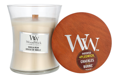 Woodwick Vanilla Bean Medium Hourglass Candle 0