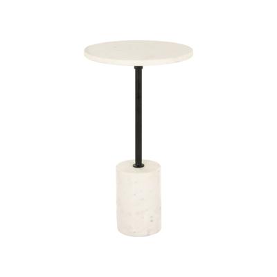 Richmond Ronde Bijzettafel 'Misty' Marmer, 30cm