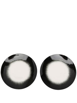 Ann Demeulemeester X Serax x Serax assiette No.5 en porcelaine - Noir