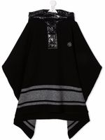 Moncler Enfant cape à capuche - Noir