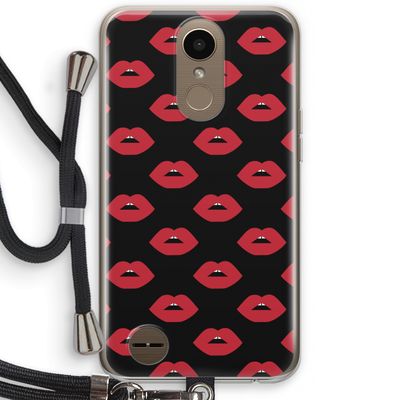 Lips: LG K10 (2017) Transparant Hoesje met koord