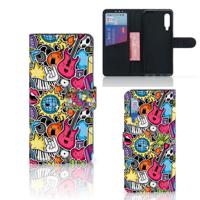 Xiaomi Mi 9 | Wallet Case | met Pasjes | Punk Rock