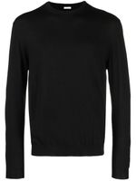 Malo crew-neck wool jumper - Noir - thumbnail