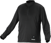 Makita verwarmd ondershirt met rits s - dcx201bs