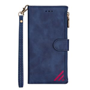 iPhone 12 Mini hoesje - Bookcase - Patroon - Pasjeshouder - Portemonnee - Kunstleer - Blauw