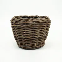 Drypot rotan rond d83h61cm grijs