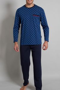 Gotzburg Pyjama blauw met rechte pijpen