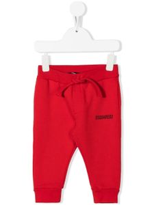 DSQUARED2 KIDS pantalon de jogging à logo imprimé - Rouge