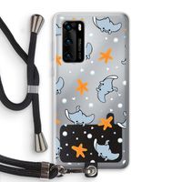 Manta: Huawei P40 Transparant Hoesje met koord