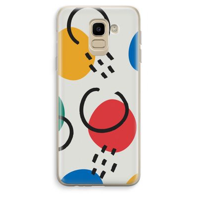 Illustratieve pop 3: Samsung Galaxy J6 (2018) Transparant Hoesje