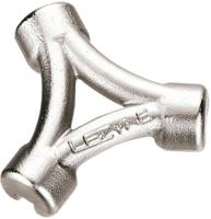 Lezyne cnc spoke wrench 3.22/3.3/3.45mm silver