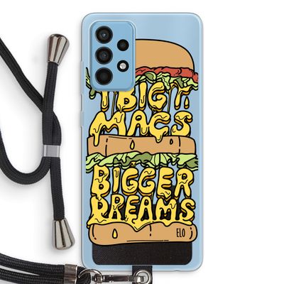 Big Macs Bigger Dreams: Samsung Galaxy A52 Transparant Hoesje met koord