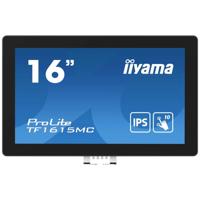 Iiyama ProLite TF1615MC-B1 Touchscreen monitor Energielabel: E (A - G) 39.6 cm (15.6 inch) 1920 x 1080 Pixel 16:9 25 ms HDMI, DisplayPort, VGA, Audio-Line-out