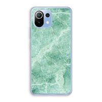 Groen marmer: Xiaomi Mi 11 Lite Transparant Hoesje
