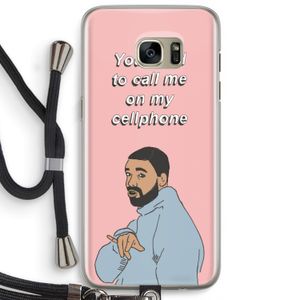 Hotline bling: Samsung Galaxy S7 Edge Transparant Hoesje met koord
