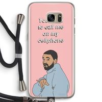 Hotline bling: Samsung Galaxy S7 Edge Transparant Hoesje met koord
