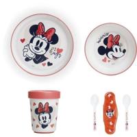 THERMOBABY MINNIE Maaltijdpakket 2e leeftijd - 3 borden + een kopje + 1 lepel